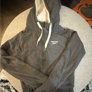 Reebok Gray Hooded Jacket